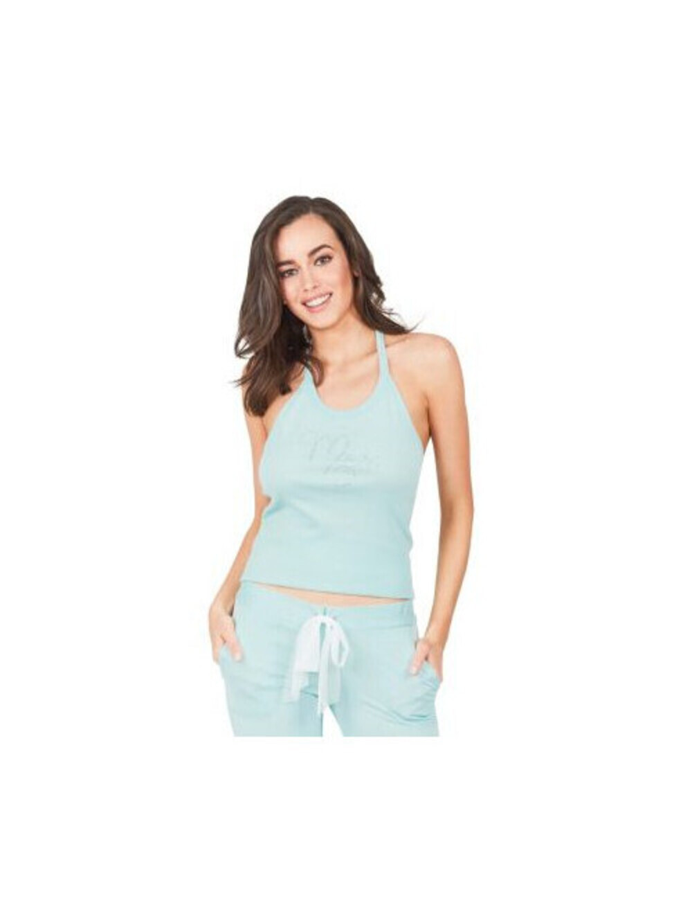 Betsey Johnson Womens Bridal Lace T Back Pajama Tank Top Only,1-Piece Size S